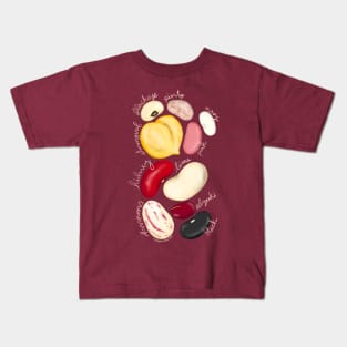 Types of Beans Awesome Gift! Kids T-Shirt